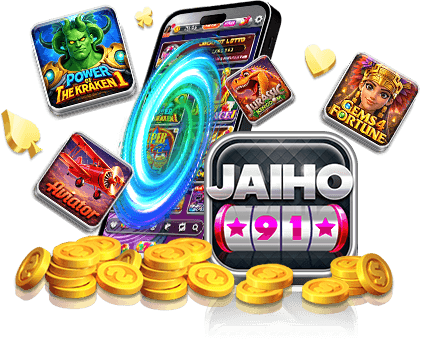 Jaiho91 games on mobile — slots, Aviator and themed titles with a shower of gold coins
